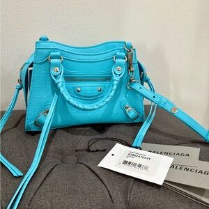 Balenciaga Mini Bag in Vibrant Blue